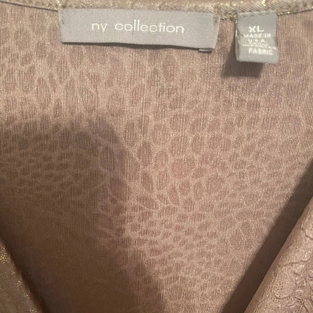 Gold Leopard Print Top - Picture 4 of 6